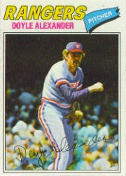 1977 Topps Baseball Cards      254     Doyle Alexander